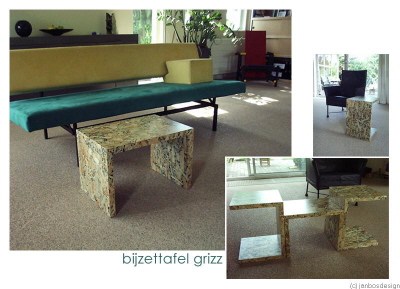 bijzettafel design meubelmaker